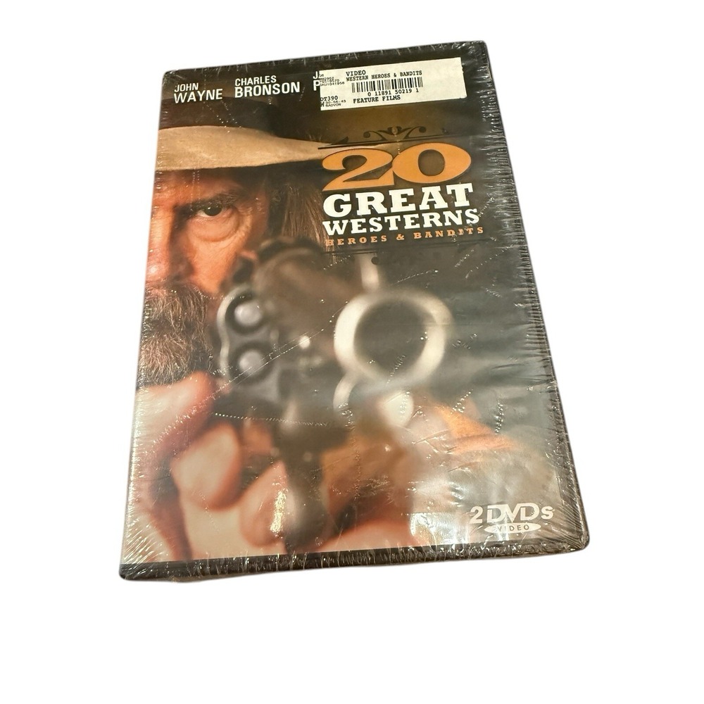 20 Great Westerns: Heroes & Bandits (DVD, 2012) NEW-SEALED